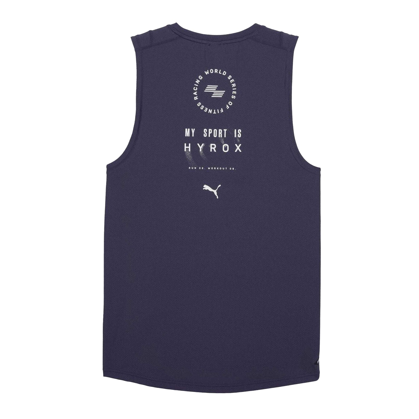 Deep Plum - Back - Puma Mens Hyrox Tank Top