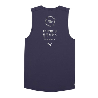 Deep Plum - Back - Puma Mens Hyrox Tank Top