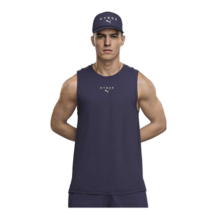 Deep Plum - Side - Puma Mens Hyrox Tank Top