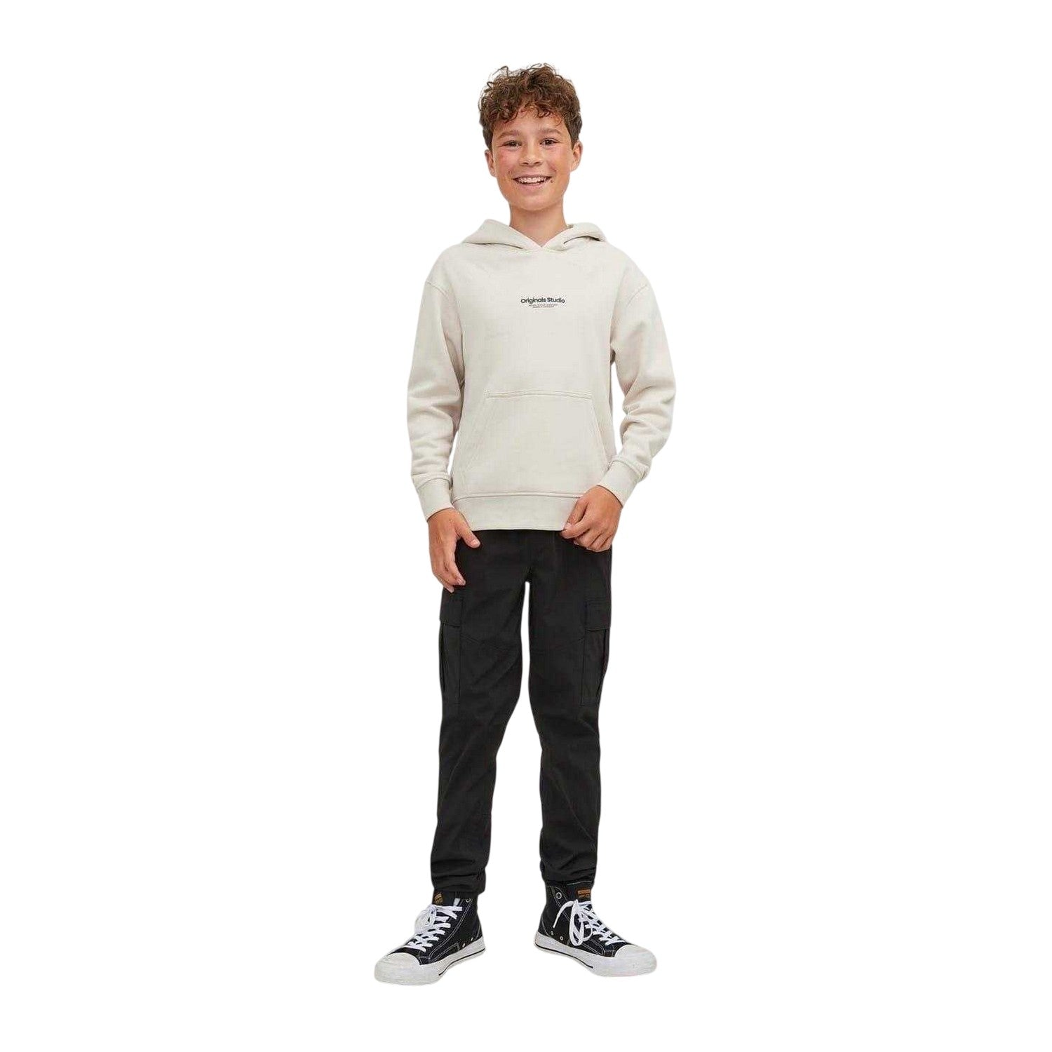 Moonbeam - Lifestyle - Jack And Jones Boys Vester Lettering Hoodie