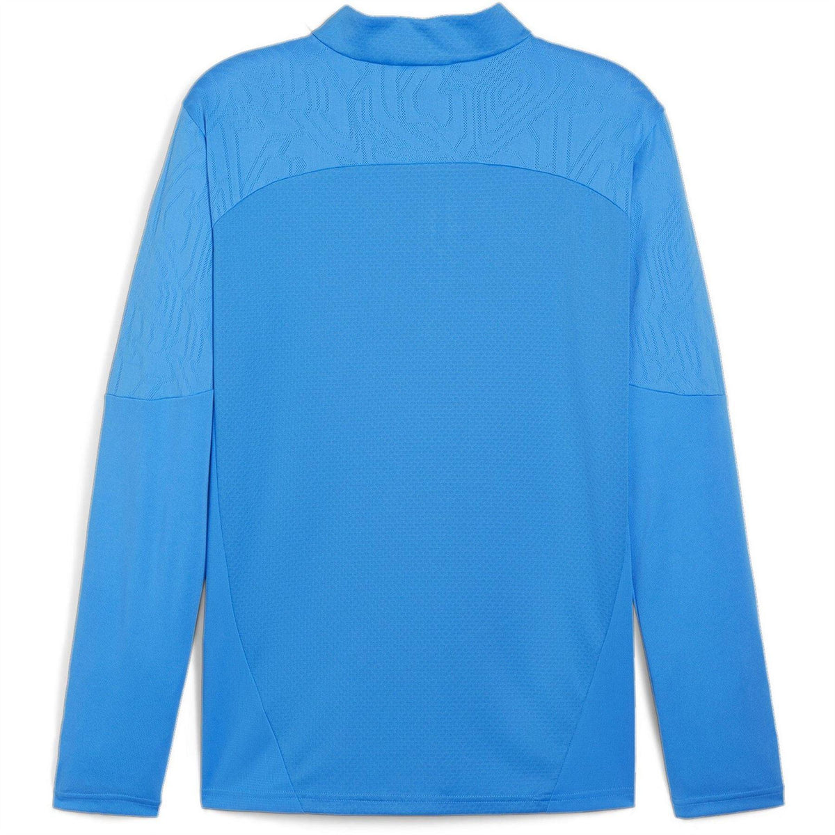 Blue - Back - Puma Mens TeamFinal Quarter Zip Training Fleece Top