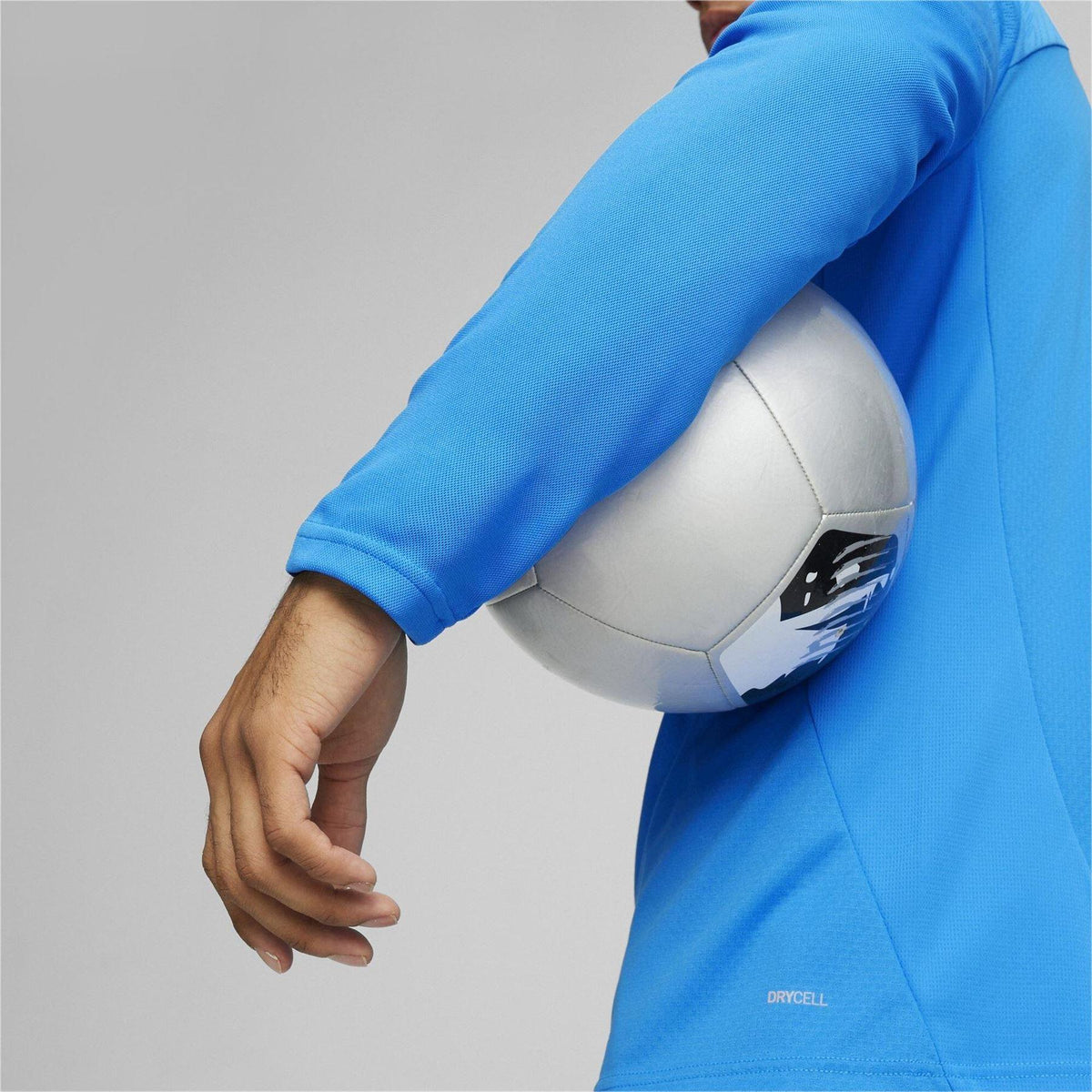 Blue - Pack Shot - Puma Mens TeamFinal Quarter Zip Training Fleece Top