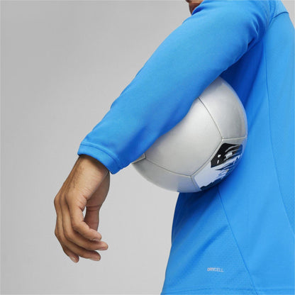 Blue - Pack Shot - Puma Mens TeamFinal Quarter Zip Training Fleece Top