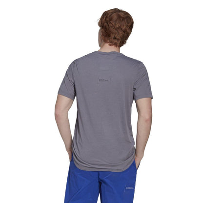 Grey - Back - Adidas Mens New Fit T-Shirt