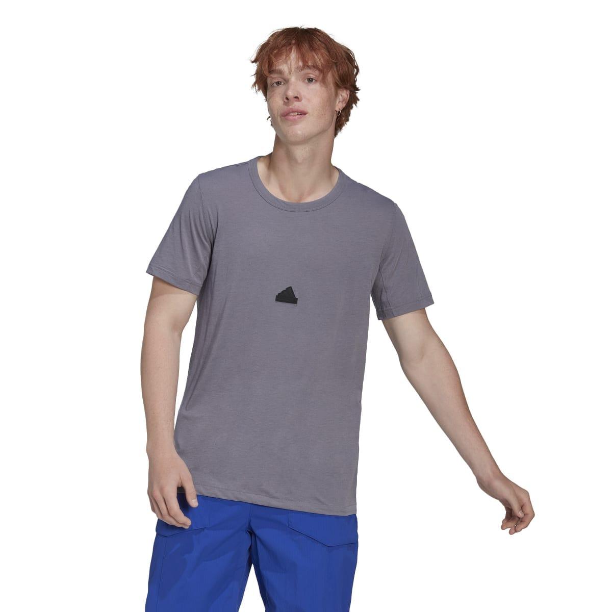 Grey - Lifestyle - Adidas Mens New Fit T-Shirt