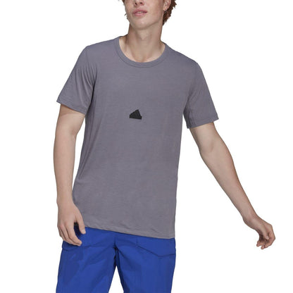 Grey - Side - Adidas Mens New Fit T-Shirt