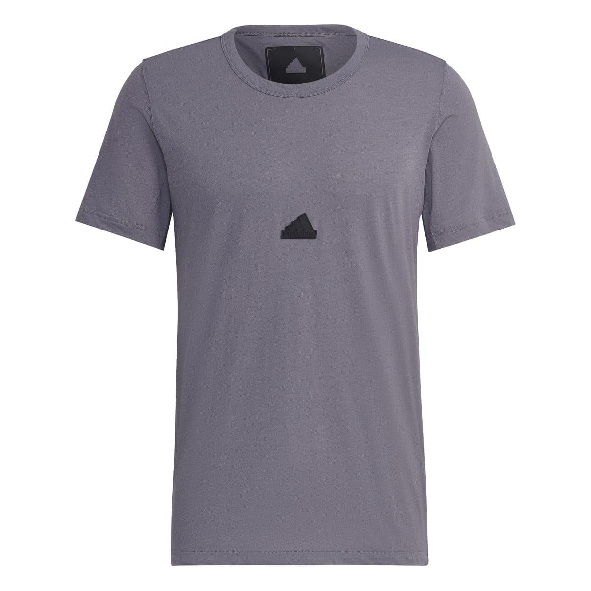 Grey - Front - Adidas Mens New Fit T-Shirt