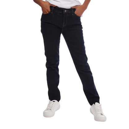 Denim - Front - Emporio Armani Womens-Ladies J23 Skinny Jeans