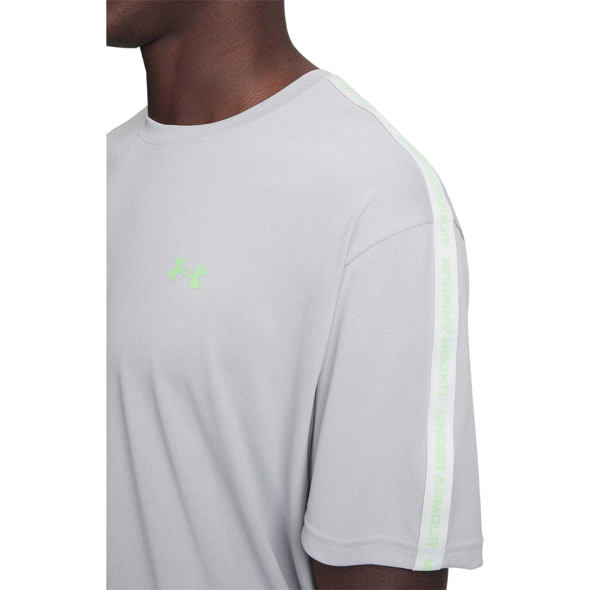 Light-Lime Green - Side - Under Armour Mens Tech 2.0 Logo T-Shirt