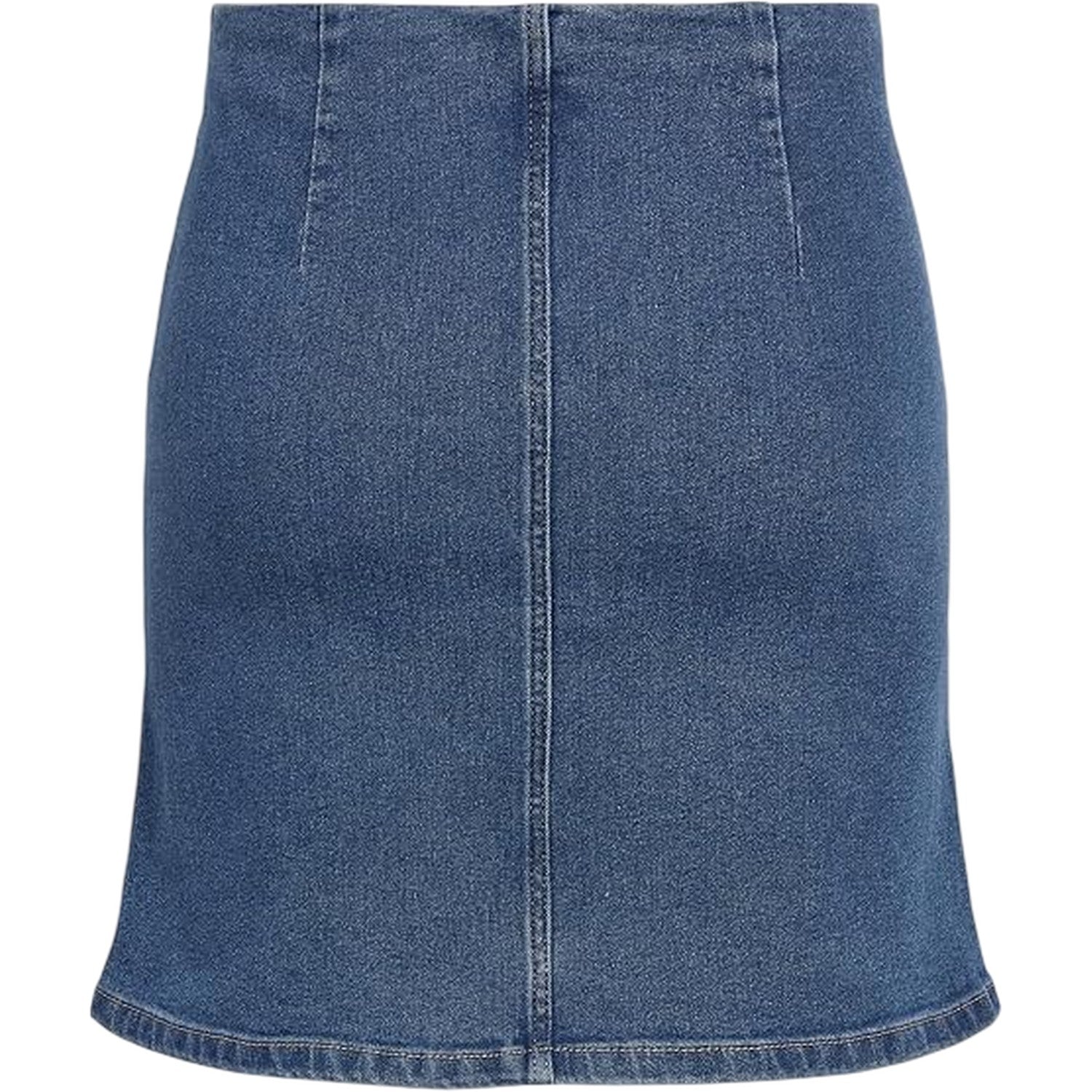Denim Blue - Back - Noisy May Womens-Ladies Denim Mini Skirt
