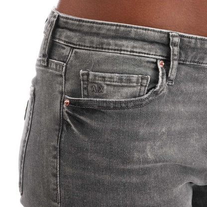 Grey - Lifestyle - Armani Exchange Womens-Ladies J01 Skinny Jeans