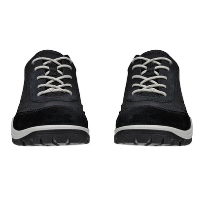 Black - Side - Ecco Womens-Ladies Xpedition III Leather Walking Shoes