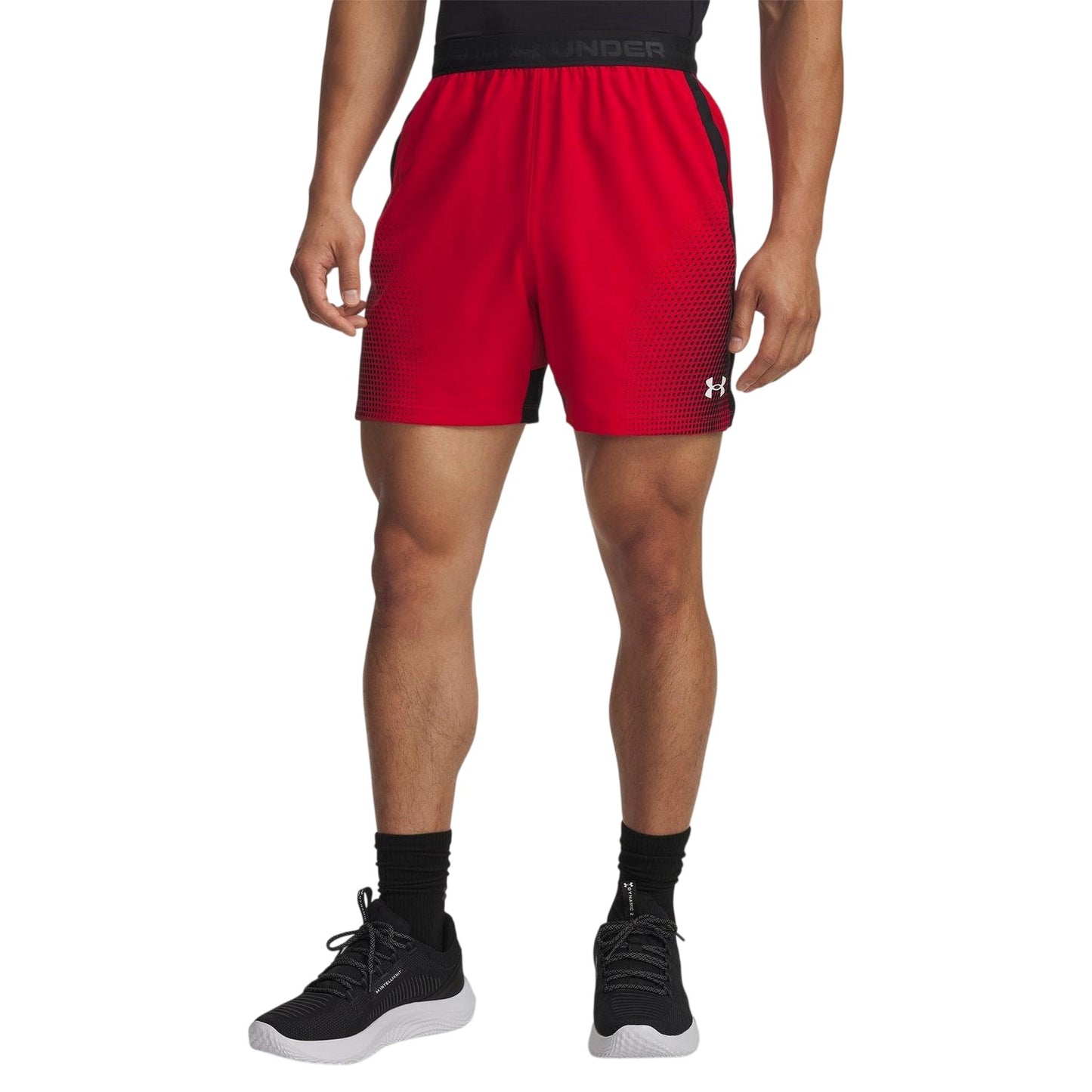 Red - Front - Under Armour Mens Raid 2.0 Running Shorts