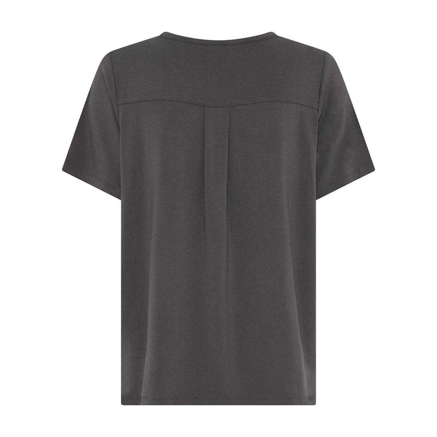 Brown - Back - CCDK Copenhagen Womens-Ladies Bea Plain T-Shirt