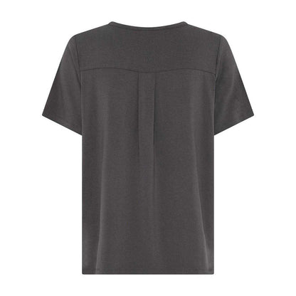 Brown - Back - CCDK Copenhagen Womens-Ladies Bea Plain T-Shirt