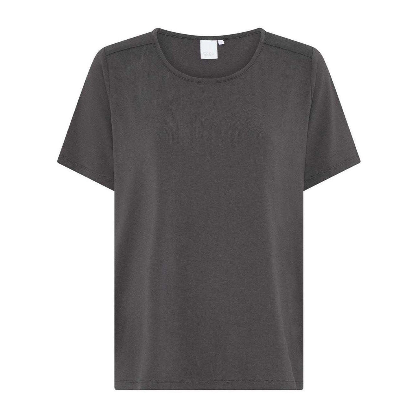 Brown - Front - CCDK Copenhagen Womens-Ladies Bea Plain T-Shirt