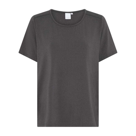 Brown - Front - CCDK Copenhagen Womens-Ladies Bea Plain T-Shirt