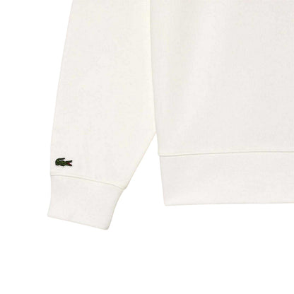 Cream - Side - Lacoste Childrens-Kids Logo Crew Neck Sweatshirt