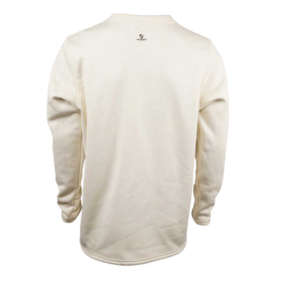 Cream - Back - Slazenger Mens Logo V Neck Sweatshirt