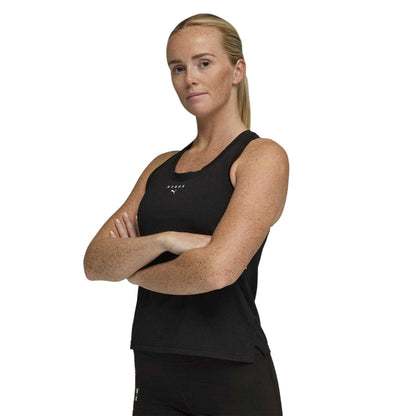 Black - Side - Puma Womens-Ladies Hyrox DryElite Tank Top