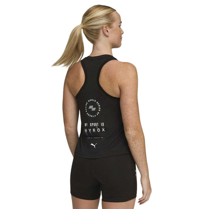 Black - Lifestyle - Puma Womens-Ladies Hyrox DryElite Tank Top