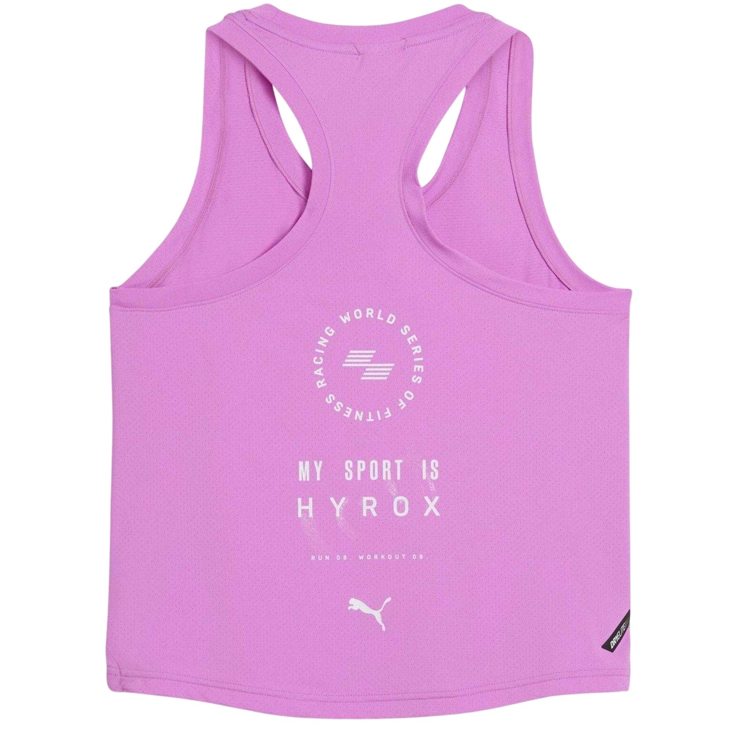 Orchid - Back - Puma Womens-Ladies Hyrox DryElite Tank Top