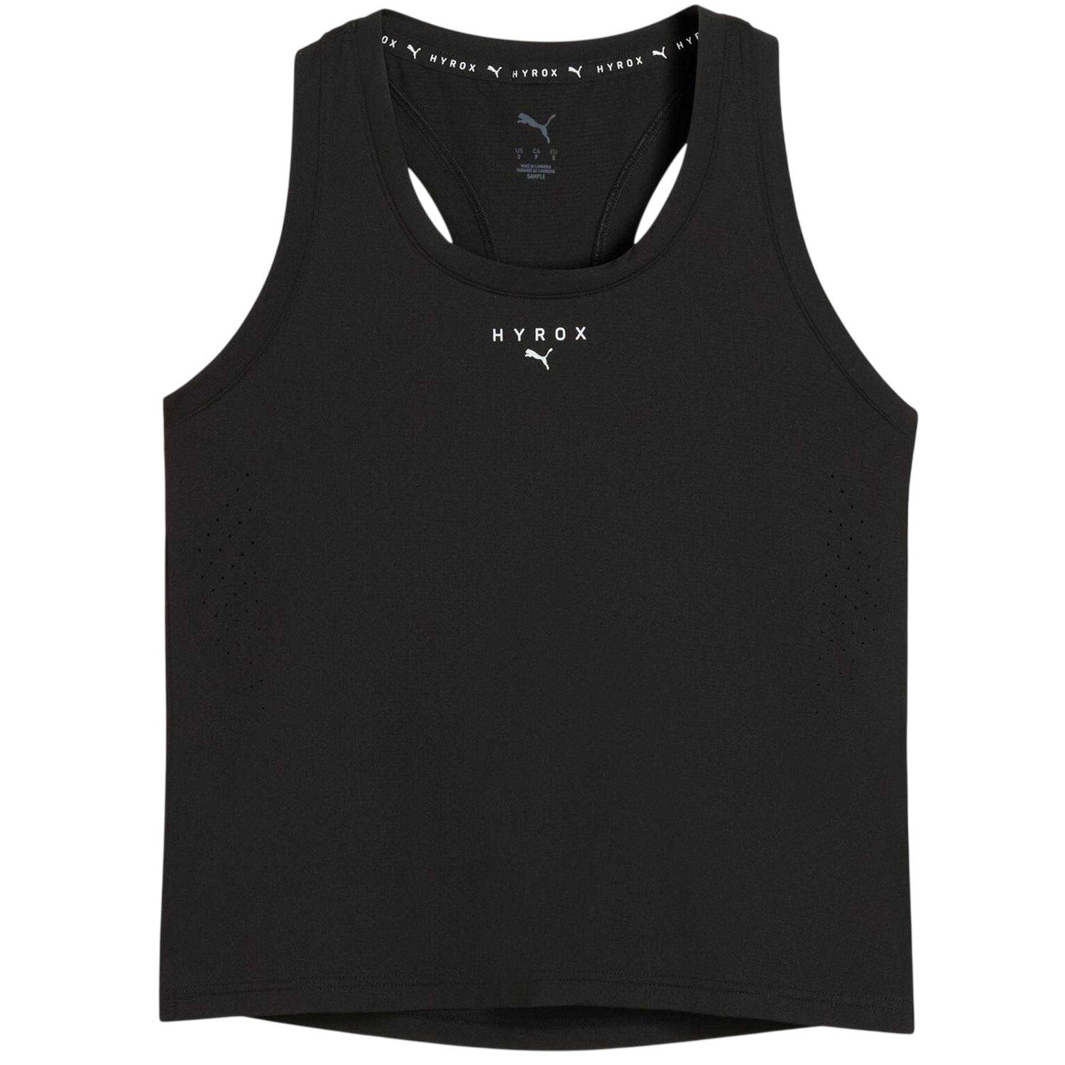 Black - Front - Puma Womens-Ladies Hyrox DryElite Tank Top