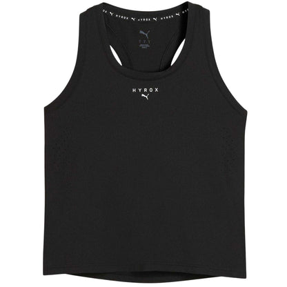 Black - Front - Puma Womens-Ladies Hyrox DryElite Tank Top
