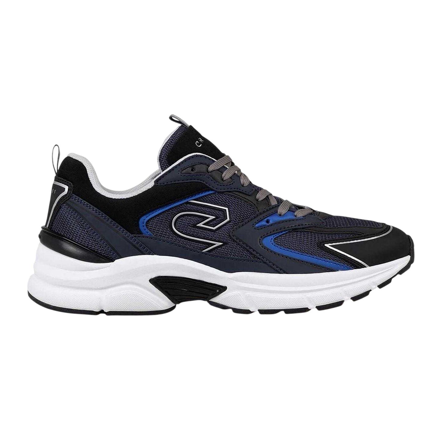 Navy - Front - Cruyff Mens Scorpius Leather Athletic Trainers