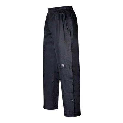 Black - Side - Karrimor Mens Logo Waterproof Trousers