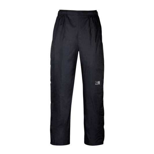Black - Front - Karrimor Mens Logo Waterproof Trousers