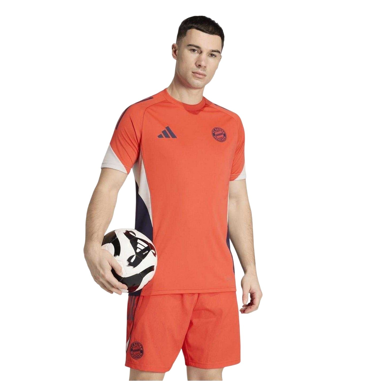 Red-White - Lifestyle - Adidas Mens 2025-2026 FC Bayern Munich Training T-Shirt