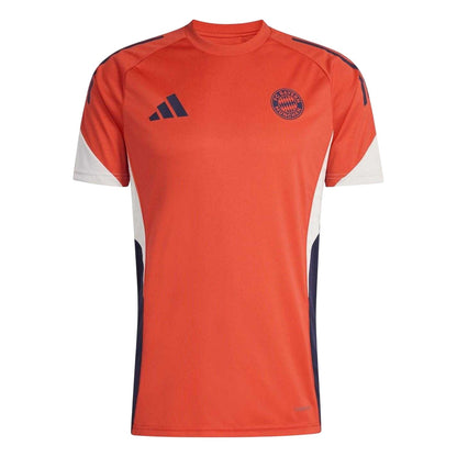 Red-White - Front - Adidas Mens 2025-2026 FC Bayern Munich Training T-Shirt