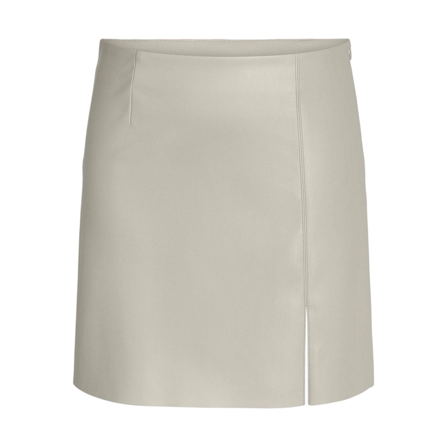 Moonbeam - Front - Mini Womens-Ladies Faux Leather Regular Mini Skirt