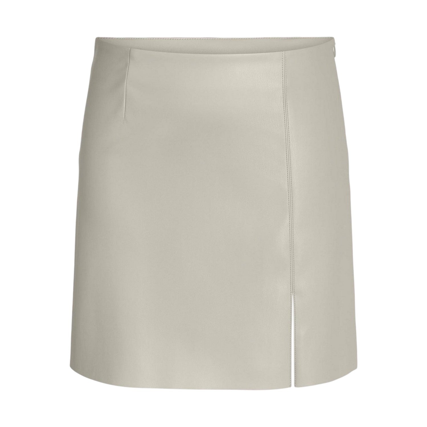 Moonbeam - Front - Mini Womens-Ladies Faux Leather Regular Mini Skirt