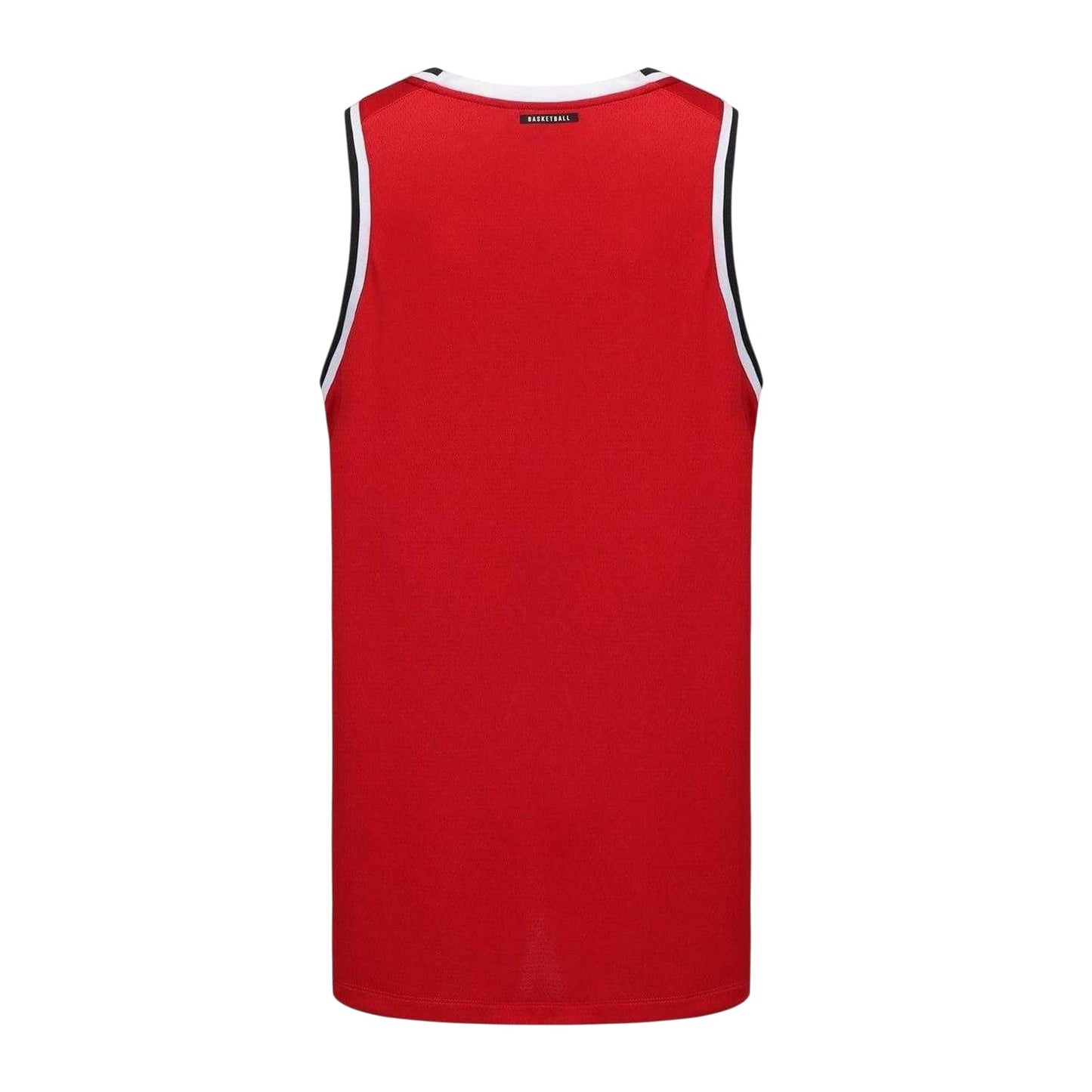 Red - Back - Everlast Unisex Adult Crew Neck Regular Sleeveless Tank Top