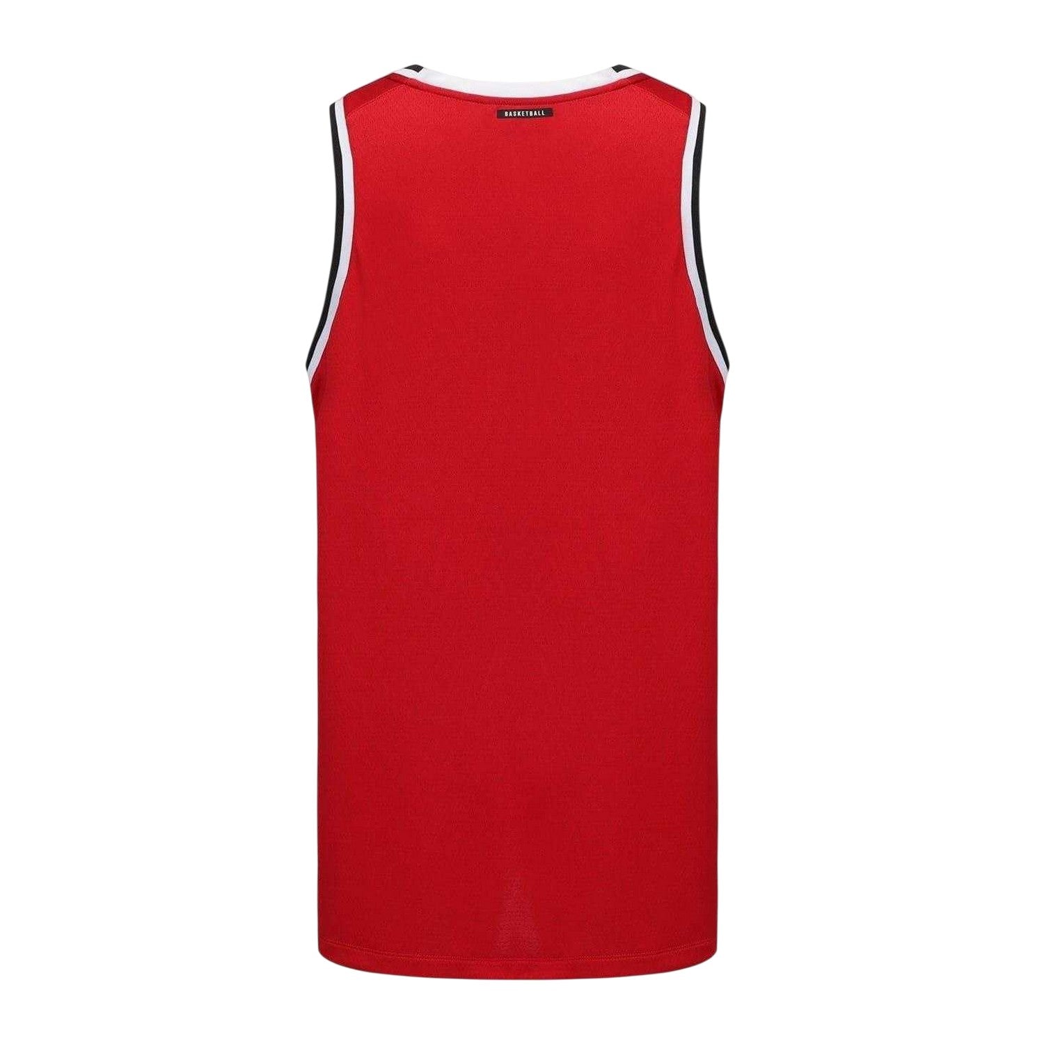 Red - Back - Everlast Unisex Adult Crew Neck Regular Sleeveless Tank Top