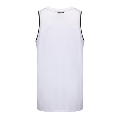 White-Black - Back - Everlast Unisex Adult Crew Neck Regular Sleeveless Tank Top