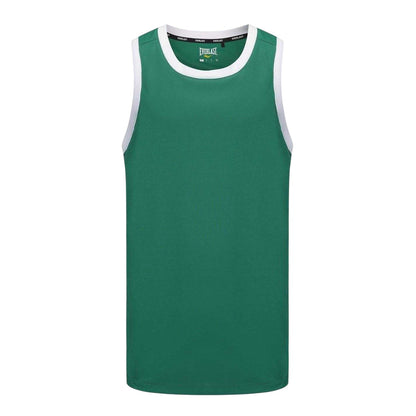 Green-White - Front - Everlast Unisex Adult Crew Neck Regular Sleeveless Tank Top