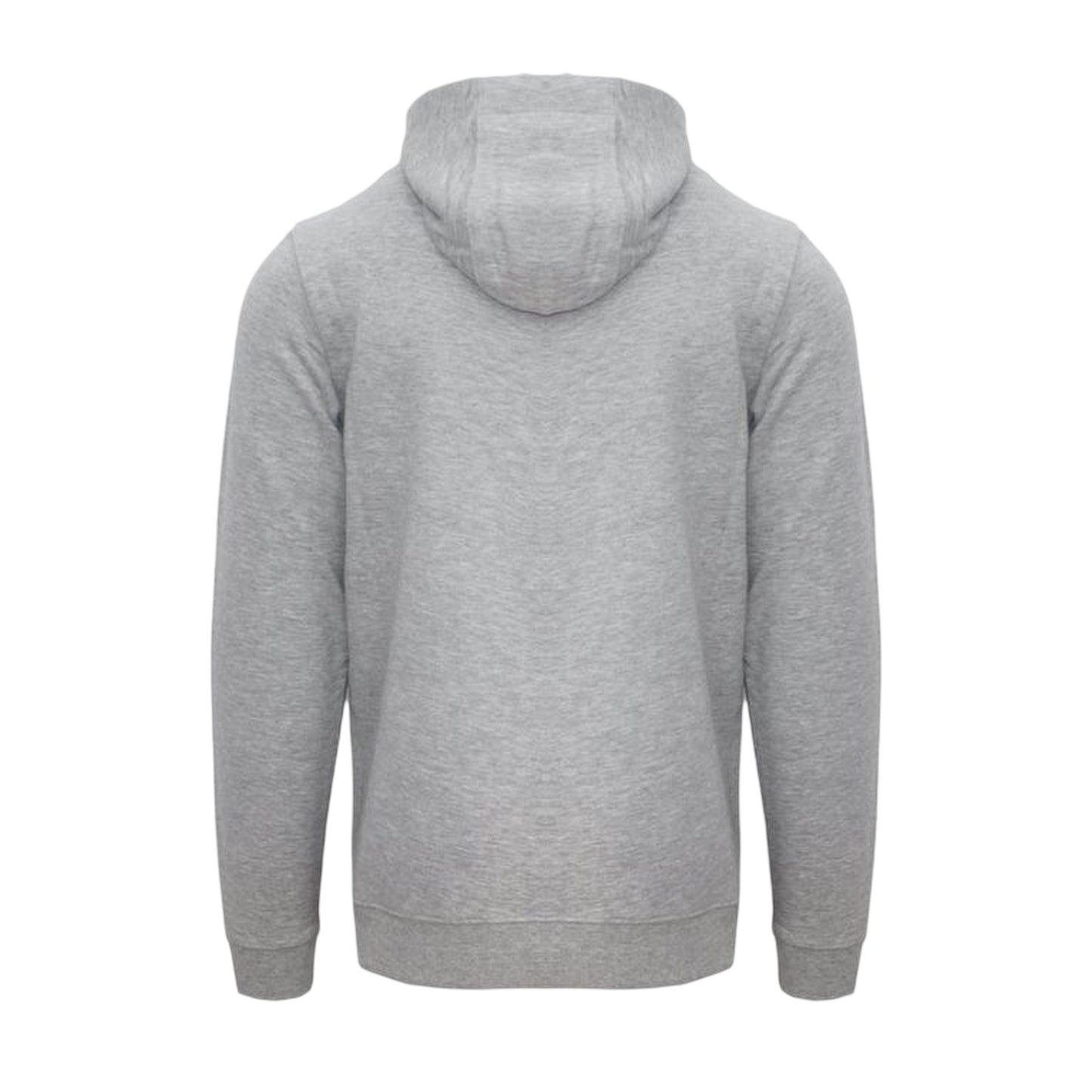 Grey - Back - Aquascutum Mens Emblem Hoodie