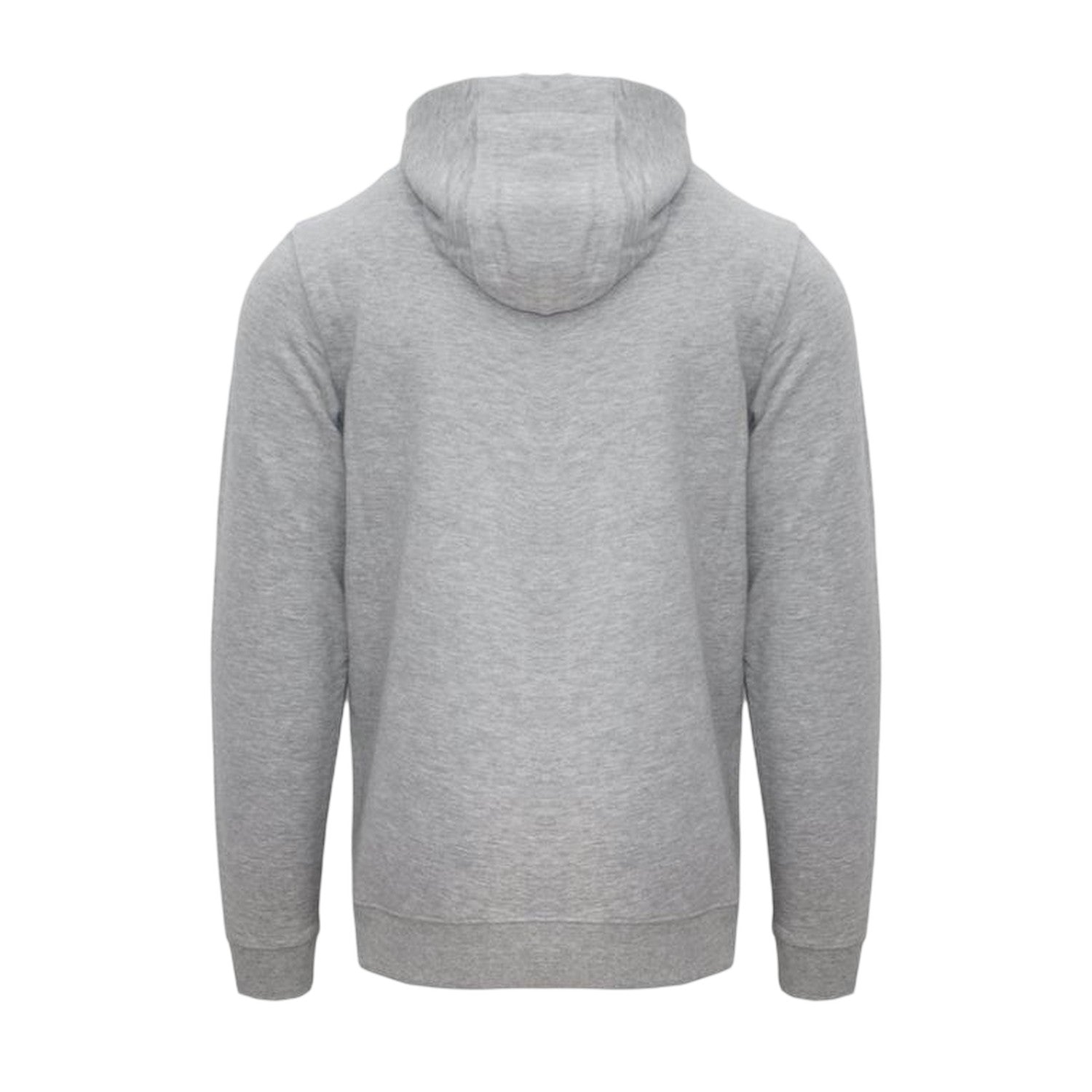 Grey - Back - Aquascutum Mens Emblem Hoodie