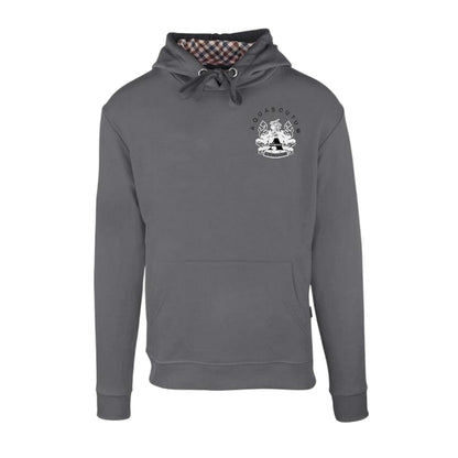 Antracite - Front - Aquascutum Mens Emblem Hoodie