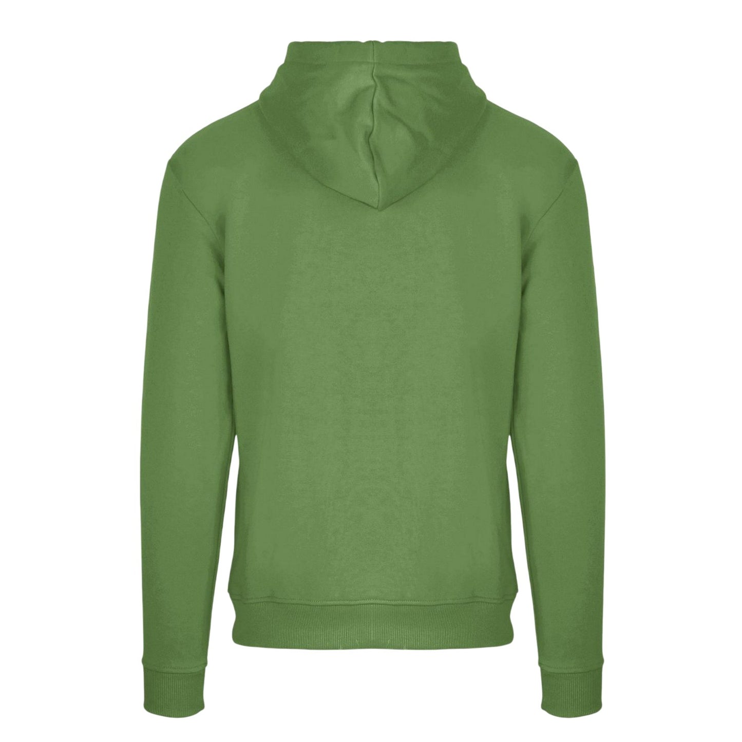 Military Green - Back - Aquascutum Mens Lettering Pullover Hoodie