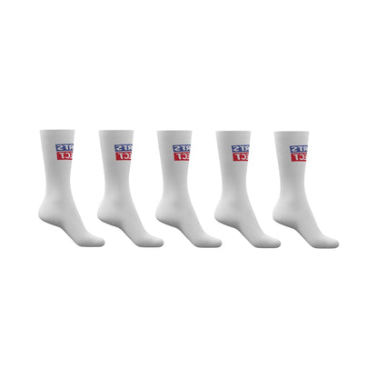 White - Front - Sport Direct Unisex Adult Crew Socks