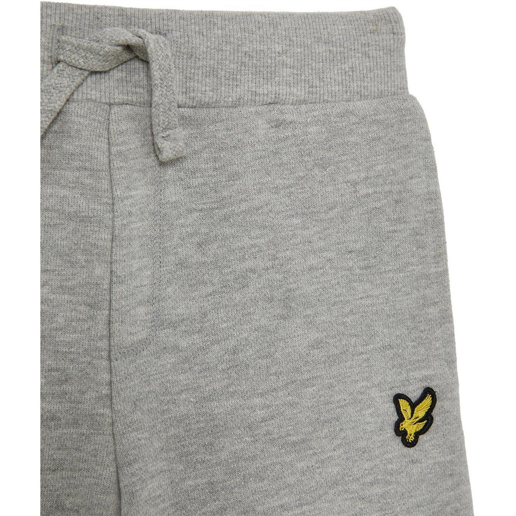 Grey Marl - Side - Lyle & Scott Baby T-Shirt & Shorts Set