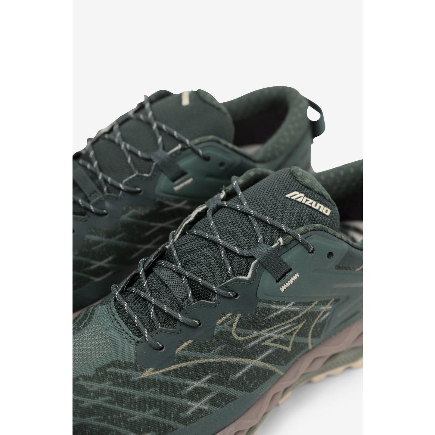 Green - Pack Shot - Mizuno Mens Wave Mujin TL GORE-TEX Trainers