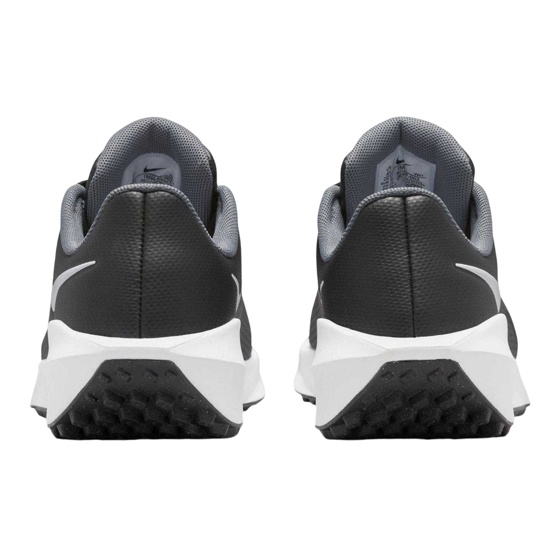 Black-White - Back - Nike Childrens-Kids Spikeless Golf Shoes