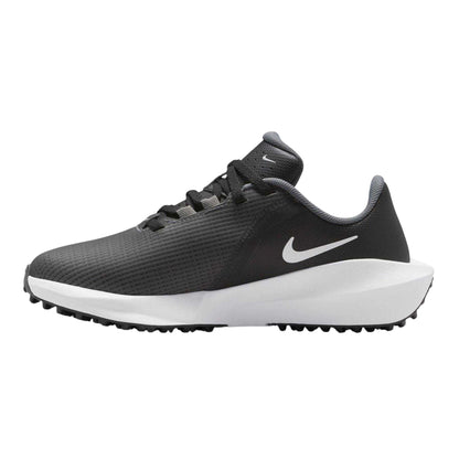 Black-White - Side - Nike Childrens-Kids Spikeless Golf Shoes