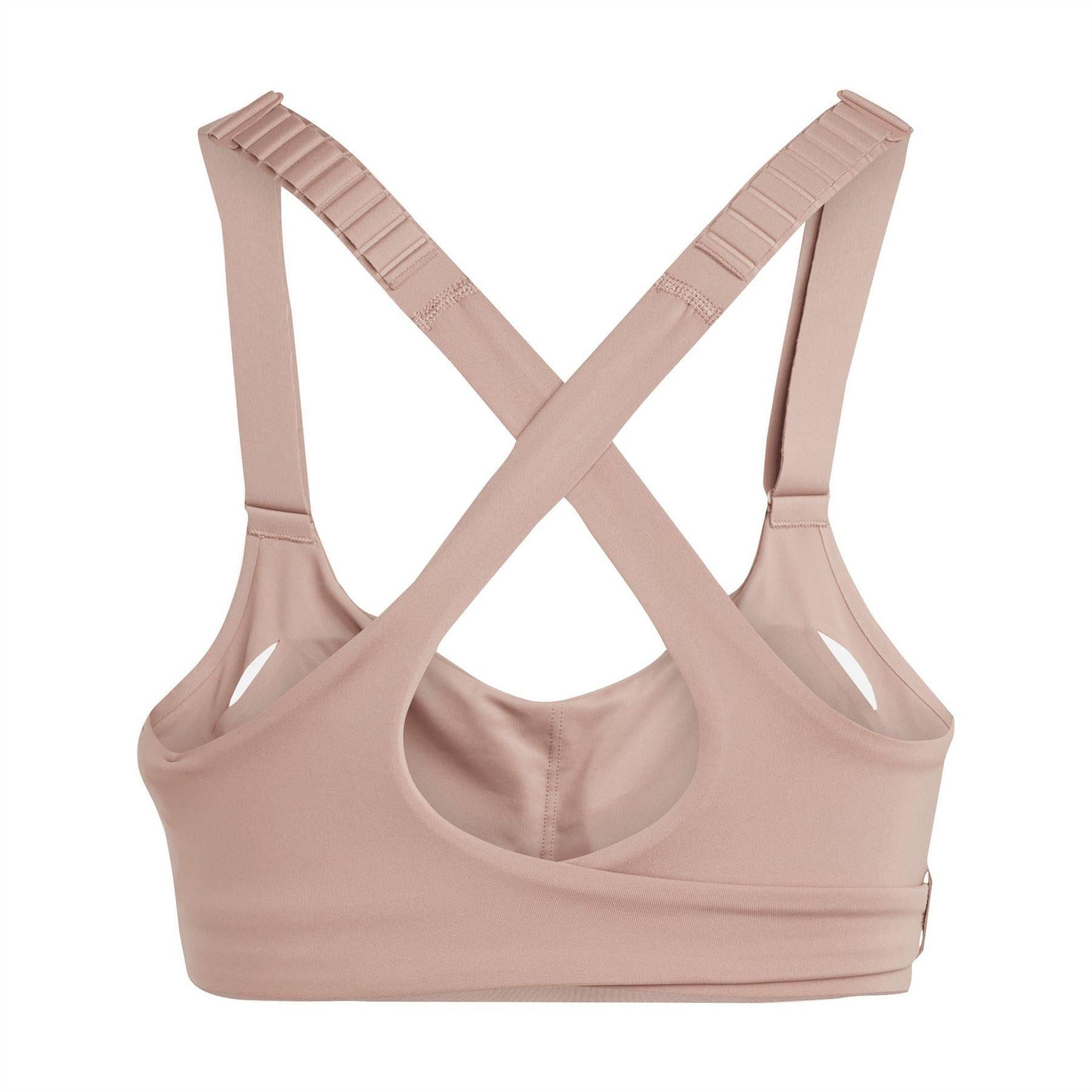 Warm Clay - Back - Adidas Womens-Ladies Fast Impact Sports Bra