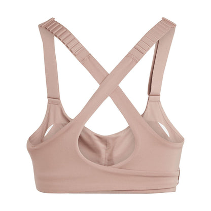 Warm Clay - Back - Adidas Womens-Ladies Fast Impact Sports Bra